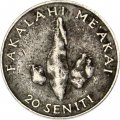 Тонга 20 сенити 1996 год