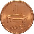 Фиджи 1 цент 1990 год UNC