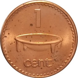 Фиджи 1 цент 1990 год