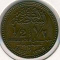 Египет 1/2 милльема 1917 год