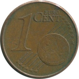 Нидерланды 1 евроцент 2000 год