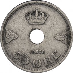 Норвегия 50 эре 1926 год