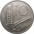 Италия 10 лир 1991 год - Колосья UNC