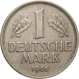 ФРГ 1 марка 1966 год (G)
