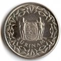 Суринам 25 центов 1986 год