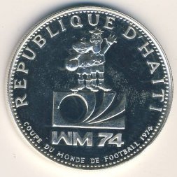Гаити 25 гурдов 1973 год - Чемпионат мира по футболу 1974 года