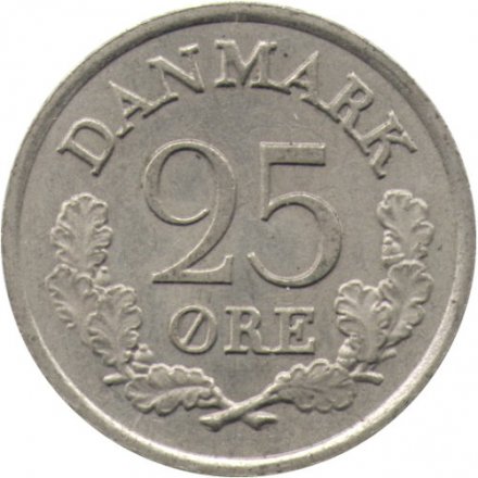 Дания 25 эре 1964 год