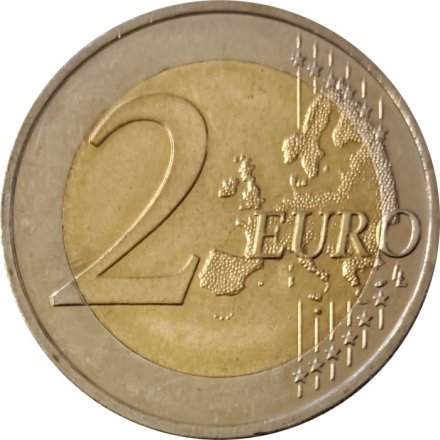 Латвия 2 евро 2021 год - 100 лет признанию государственной независимости Латвии