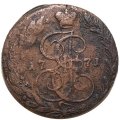 5 копеек 1771 год ЕМ Екатерина II (1762 - 1796) - F