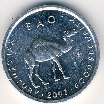 Сомали 10 шиллингов 2002 год