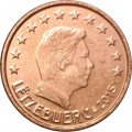 Люксембург 1 евроцент 2015 год - Великий герцог Люксембурга Анри