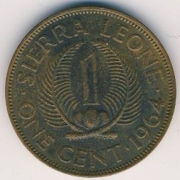 Сьерра-Леоне 1 цент 1964 год