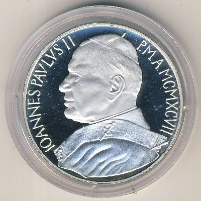 Ватикан 10000 лир 1997 год