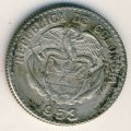 Колумбия 20 сентаво 1953 год