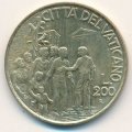 Ватикан 200 лир 1994 год