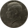 США 1/2 доллара 1986 год - Джон Кеннеди (P)