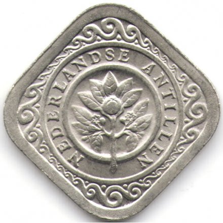 Антильские острова 5 центов 1965 год