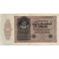 Германия (Веймарская республика) 5000 марок 1922 год - Картина Альбрехта Дюрера &quot;Ханс Пятый Имхофф&quot; 1521 года - F
