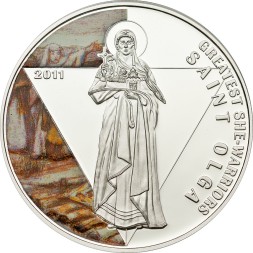Монета Того 500 франков 2011 год - Великие воительницы. Княгиня Ольга