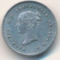 Великобритания 2 пенса 1862 год