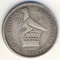 Южная Родезия 1 шиллинг 1932 год