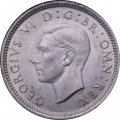 Великобритания 6 пенсов 1946 год - Король Георг VI