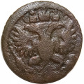 Полушка 1734 год Анна Иоанновна (1730 - 1740) - F+