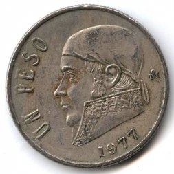 Мексика 1 песо 1977 год