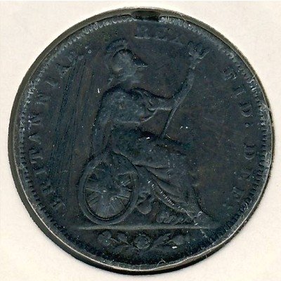 Великобритания 1 фартинг 1830 год