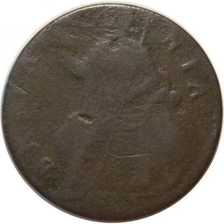 Великобритания 1/2 пенни 1699-1701 год