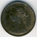 Великобритания 1/2 пенни 1885 год
