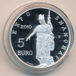 Сан-Марино 5 евро 2010 год