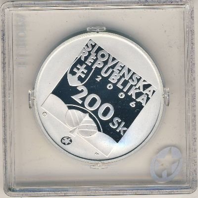Словакия 200 крон 2006 год - Карол Кузманый