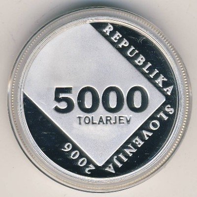 Словения 5000 толаров 2006 год