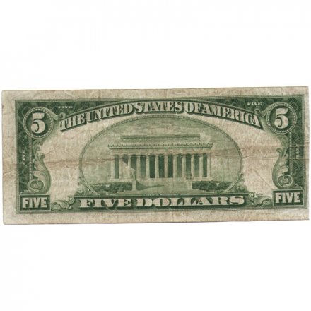 США 5 долларов 1928 год - C - G