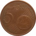 Португалия 5 евроцентов 2007 год