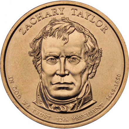 США 1 доллар 2009 год - Закари Тейлор (D)