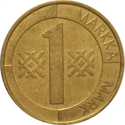 Финляндия 1 марка 1996 год