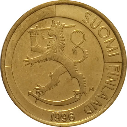 Финляндия 1 марка 1996 год