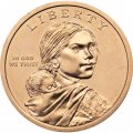США 1 доллар 2011 год - Договор с Вампаноагами (D)