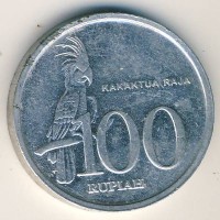 Монета Индонезия 100 рупий 2005 год