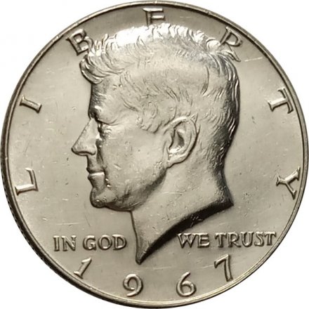 США 1/2 доллара 1967 год