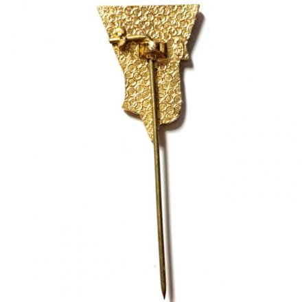 Значок-иголка 10 лет труда КЭБК. Красногородский экспериментальный бумажный комбинат