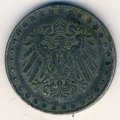 Германия 10 пфеннигов 1917 год (A) (железо, магнитная)