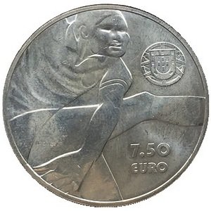 Португалия 7,5 евро 2016 год - Эйсебио (UNC)