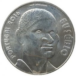 Португалия 7,5 евро 2016 год - Эйсебио (UNC)