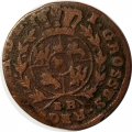 Польша 1 грош 1791 год (отметка МД: &quot;EB&quot; - Ephraim Brenn) - VF