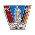 Значок 30 лет освобождения от фашизма. 30 Jahrestag der Befreiung. ГДР (серебристый)