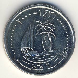 Катар 25 дирхамов 2000 год