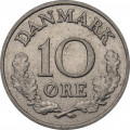 Дания 10 эре 1964 год